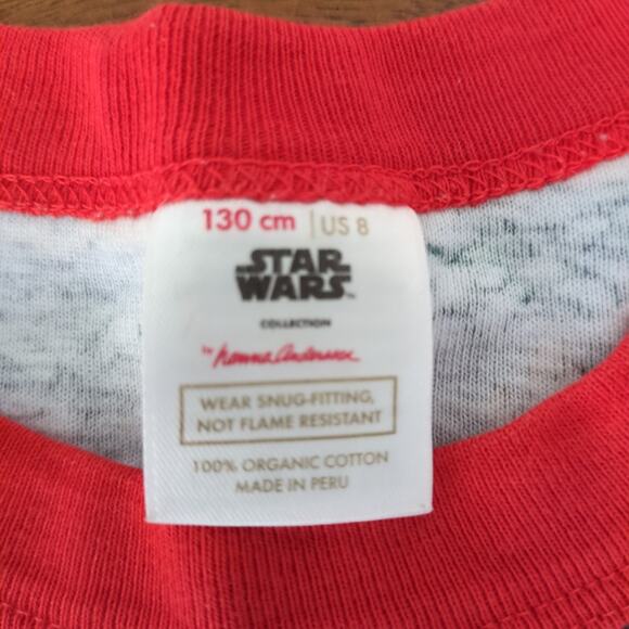 Hannah Andersson kids STAR WARS The Mandalorian Long John Pajama Top&pant size 8 - Picture 4 of 11